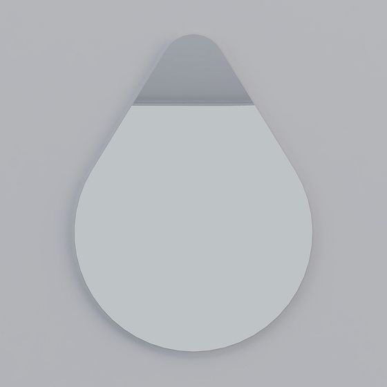 Stylish Dripping Mirror 3D model for Modern Spaces