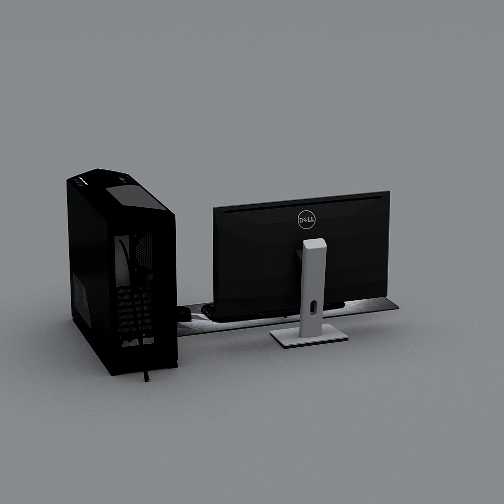 Modern Office Desk 3D model