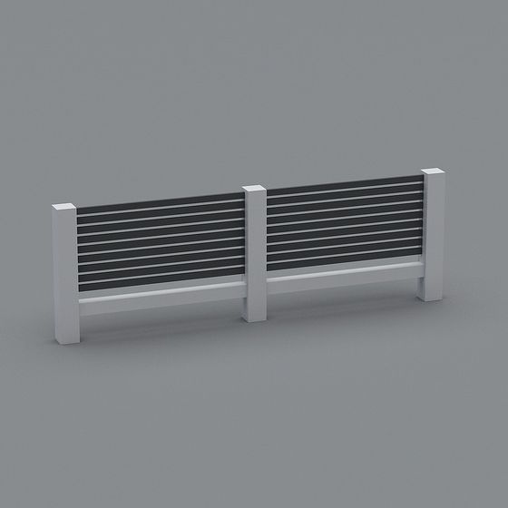 Urban Railing 3D Model for Modern Designs
