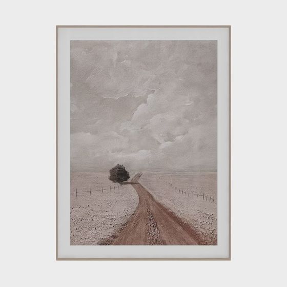 Lonely Road 3D Model for Creative Projects