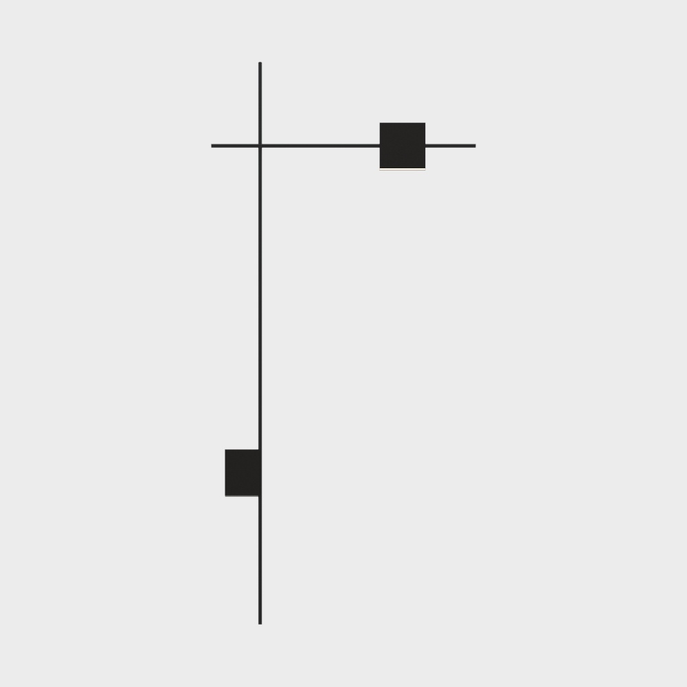 Modern cream wind wall lamp