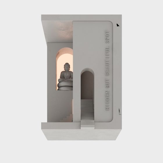 Meditation Pavilion 3D Model