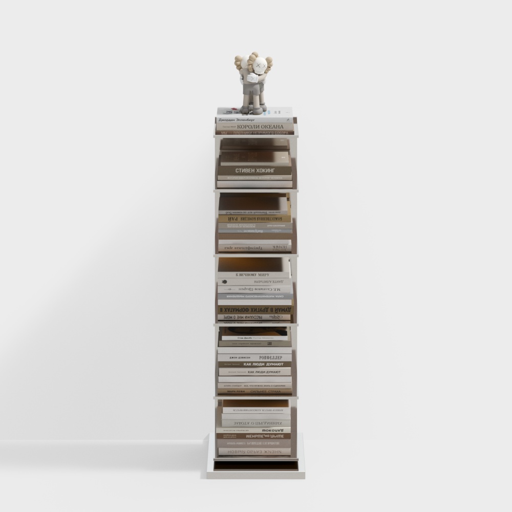 Wabi-sabi bookshelves