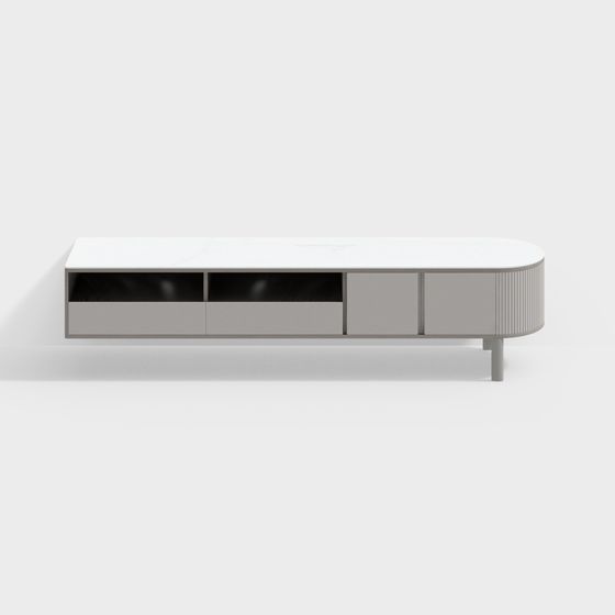 Contemporary 3D Model TV Stand for Elegant Interiors