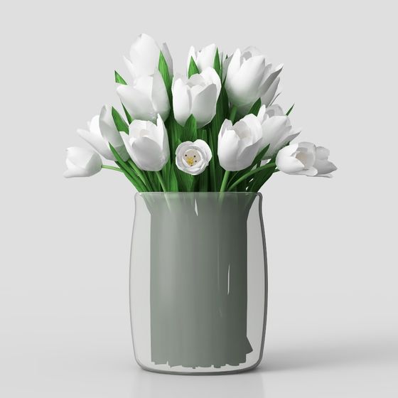 Spring Blossoms 3D model