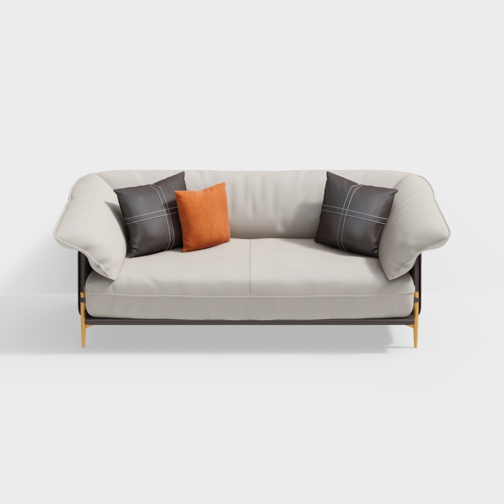 sofá de tres plazas