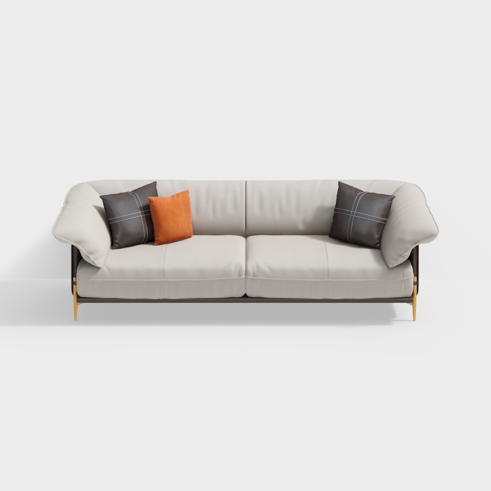 Four-seater sofa-BSJS191-Senkelo