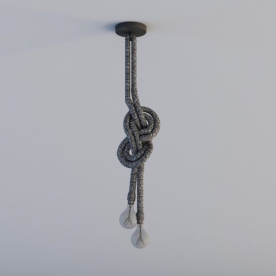 Knot Pendant Light 3D model