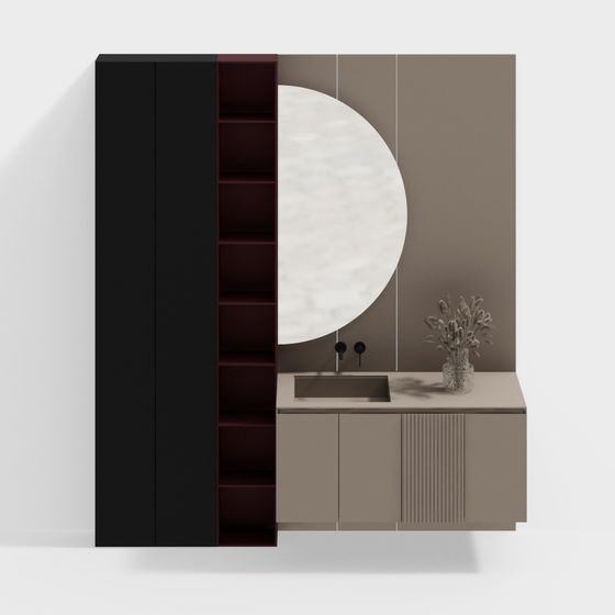 Urban Retreat Dresser 3D model