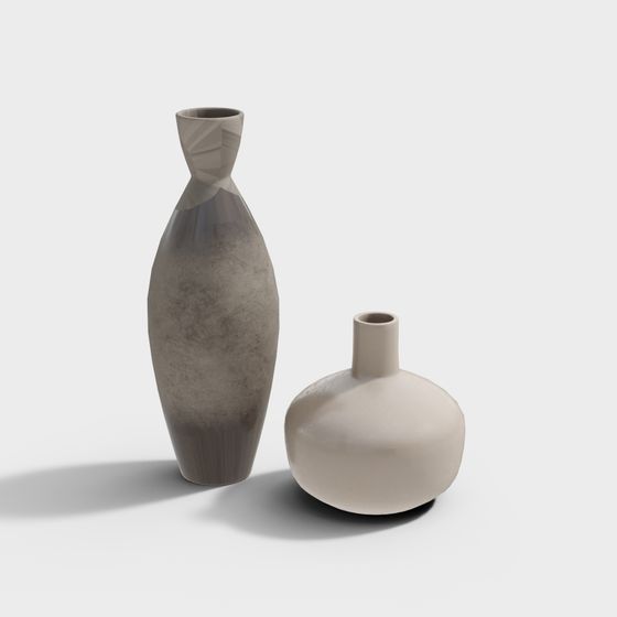 Urban Elegance Vases 3D model