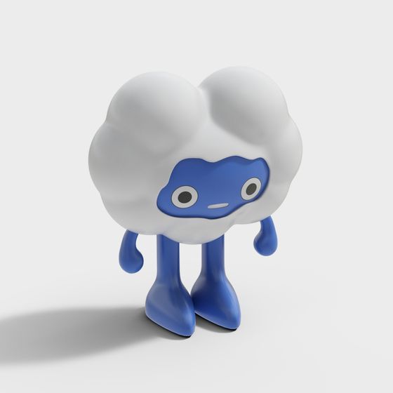 Playful Cloudy 3D model