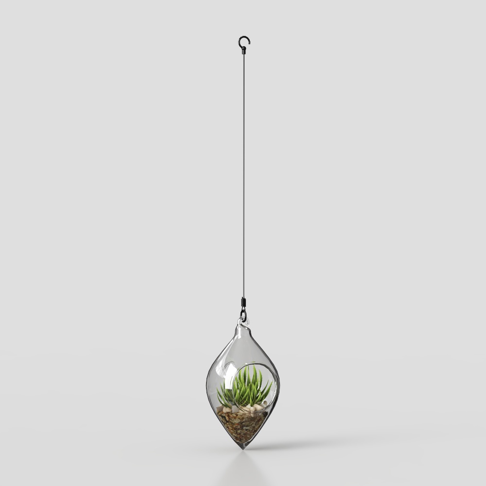 Cesto Appeso Verde Moderno