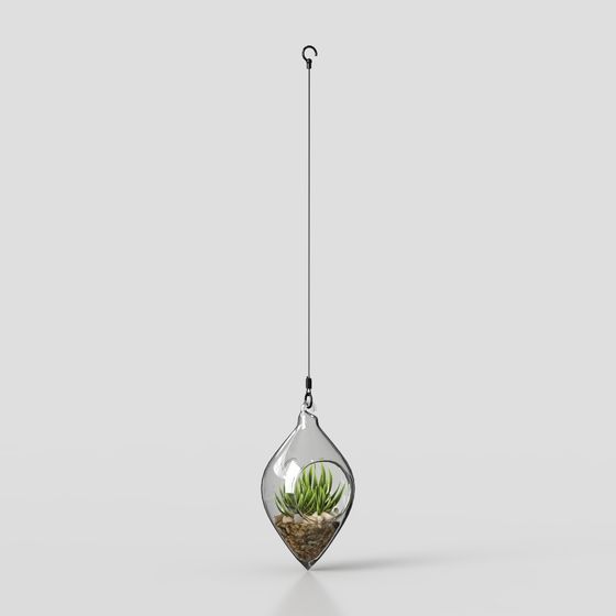 Cesto Appeso Verde Moderno