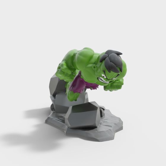 Striking Green Giant 3D model for Creative Projects