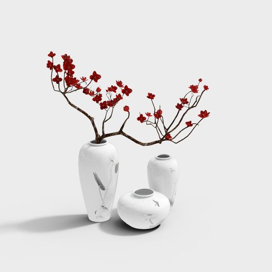 Ink Art Vase 3D model