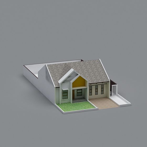 Cozy Cottage 3D model