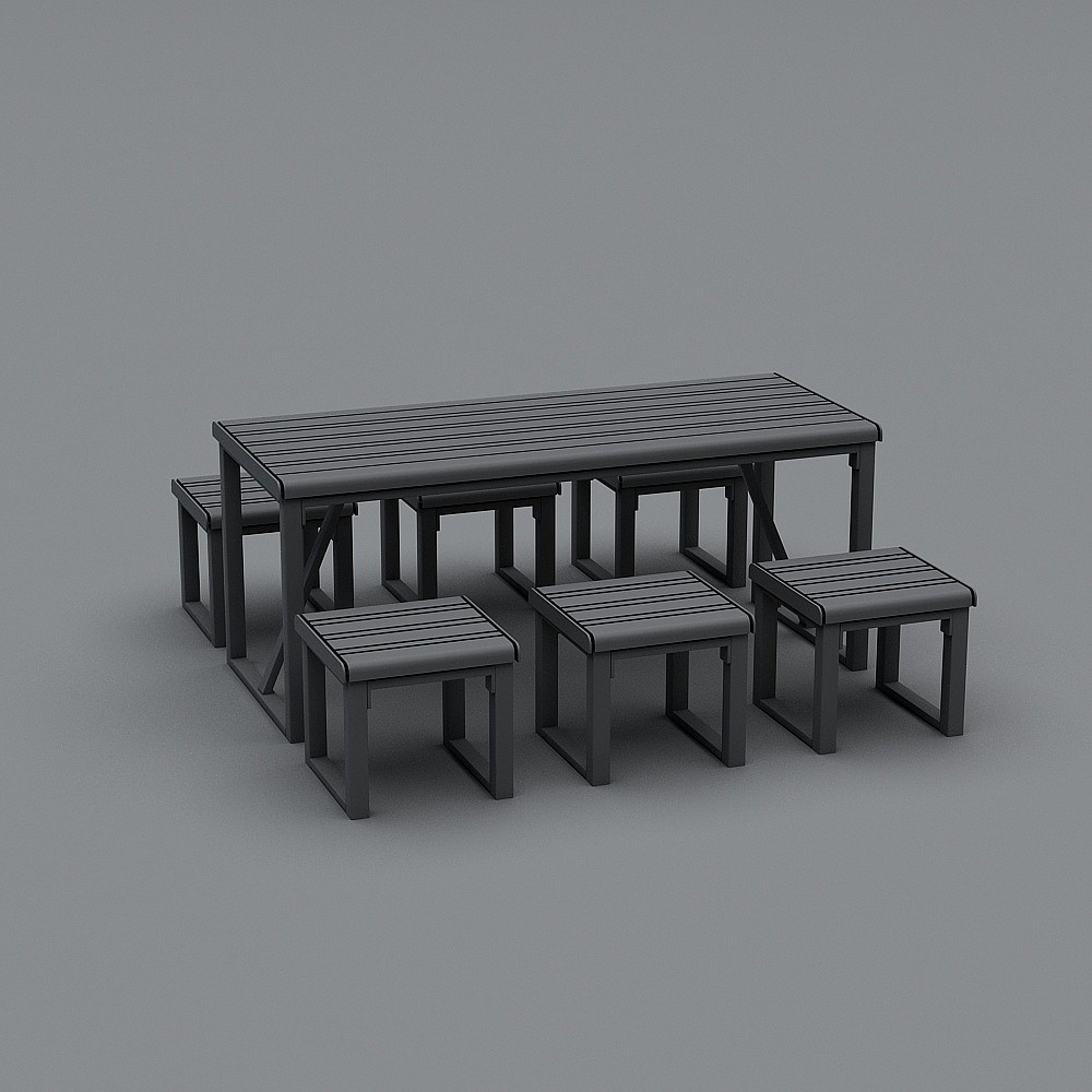 ม้านั่งและที่นั่ง 299-66HS (กลางแจ้ง)