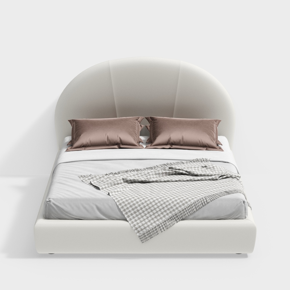 Simplified European Kids' Room Single Bed