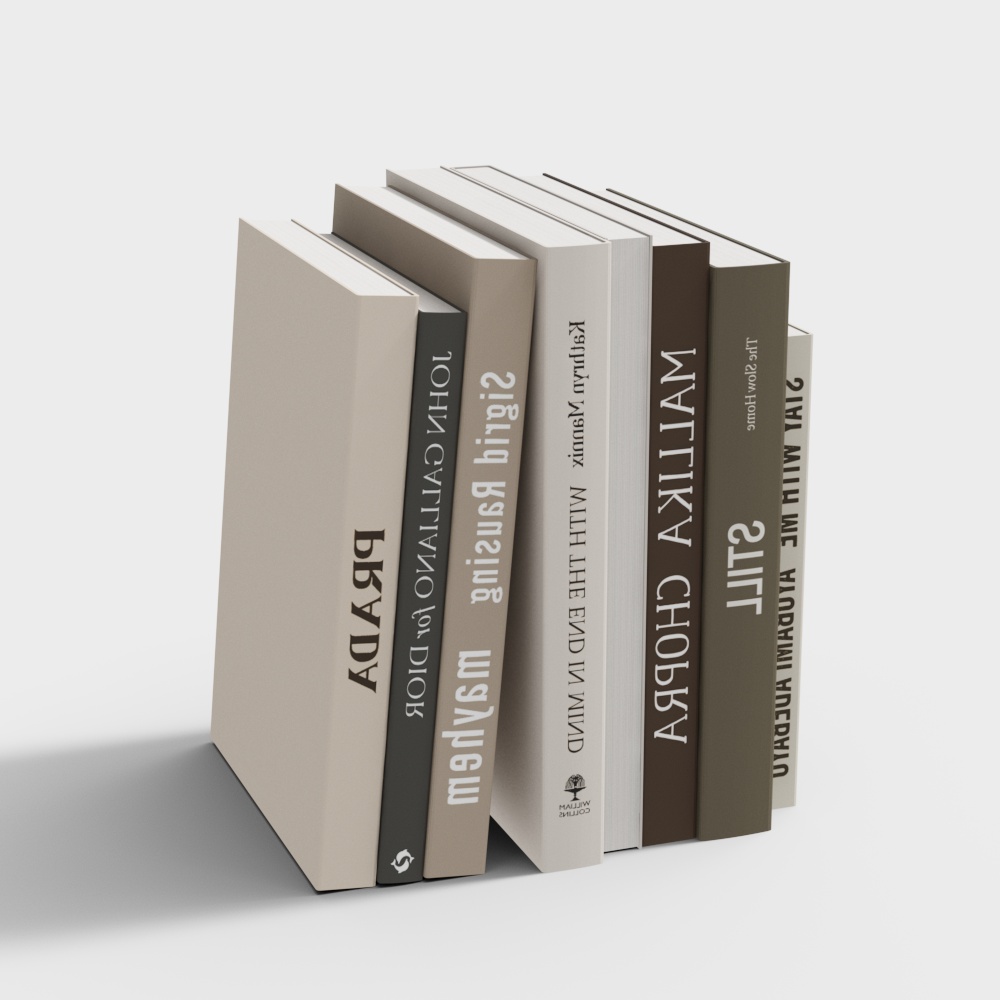 現代の本の装飾