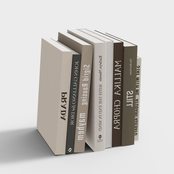 現代の本の装飾