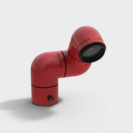 Futuristic Low-Poly Robotic Arm 3D model