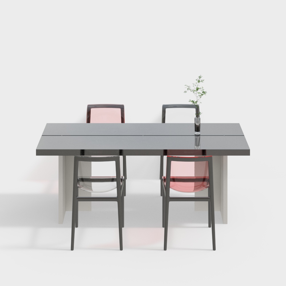 モダンなダイニングテーブルセット