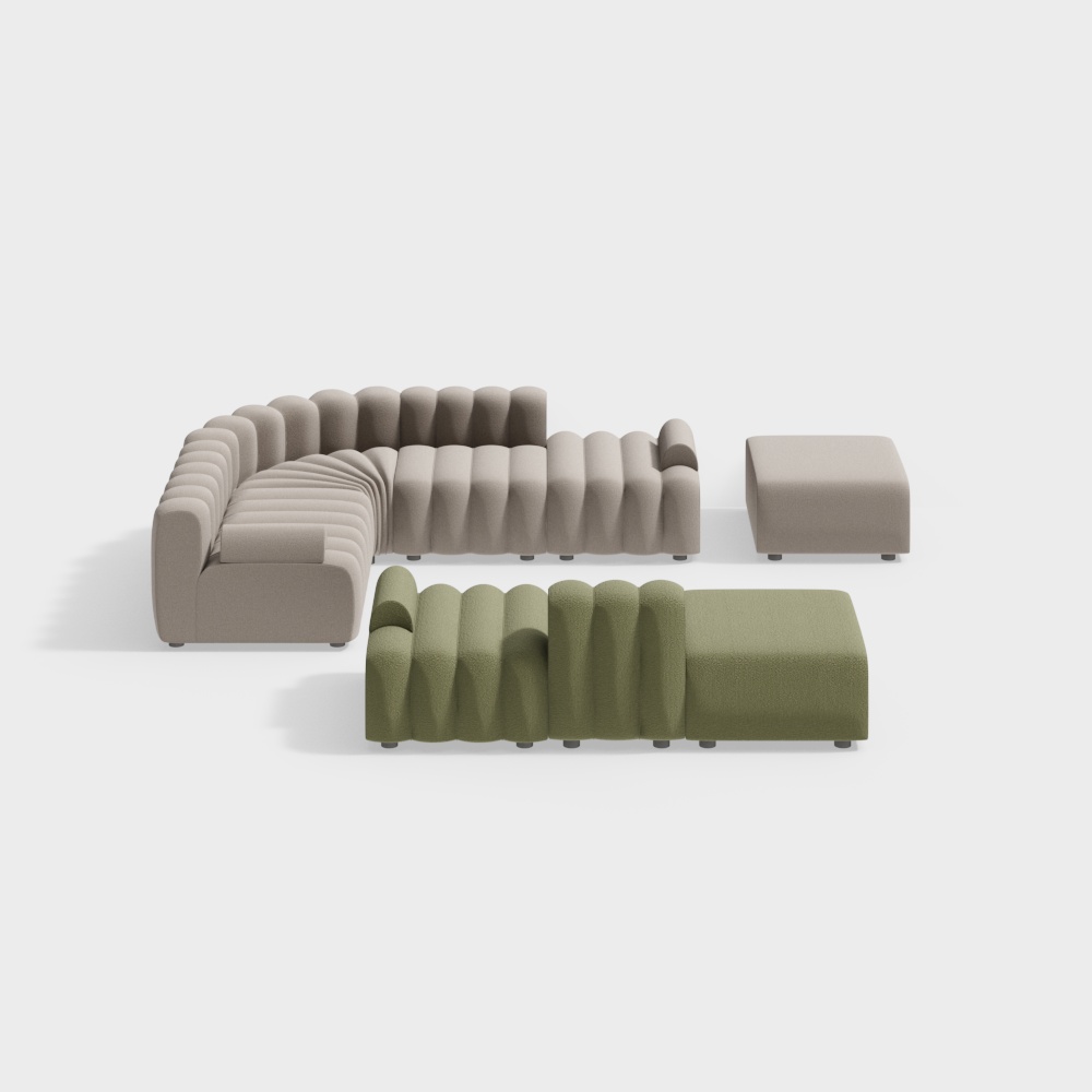 sofa nhiều người hiện đại NORR11