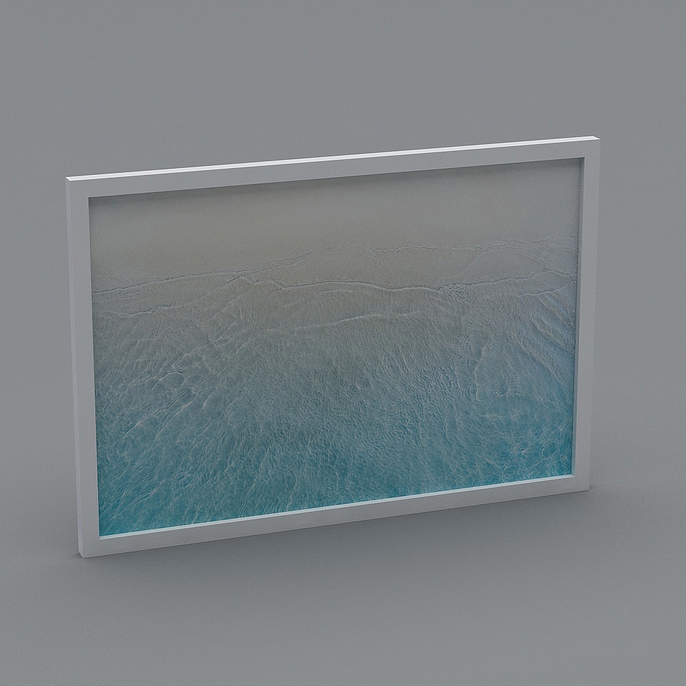 Ocean Wave Frame 3D model