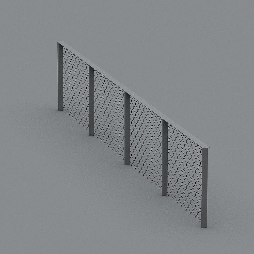 Urban Fence 3D model