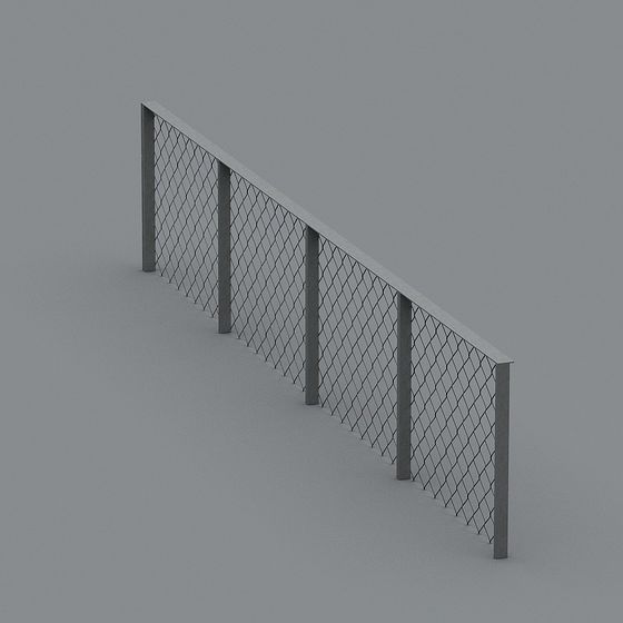 Urban Fence 3D model