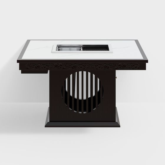 Elegant Dining Table 3D model