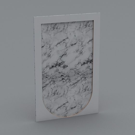 Marble Art Screen 3D Model