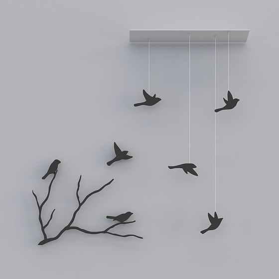 Elegantly Crafted Low Poly 3D Bird Models 3D model