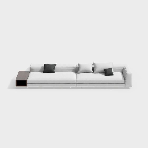 Urban Comfort 3D model Sofa for Modern Spaces