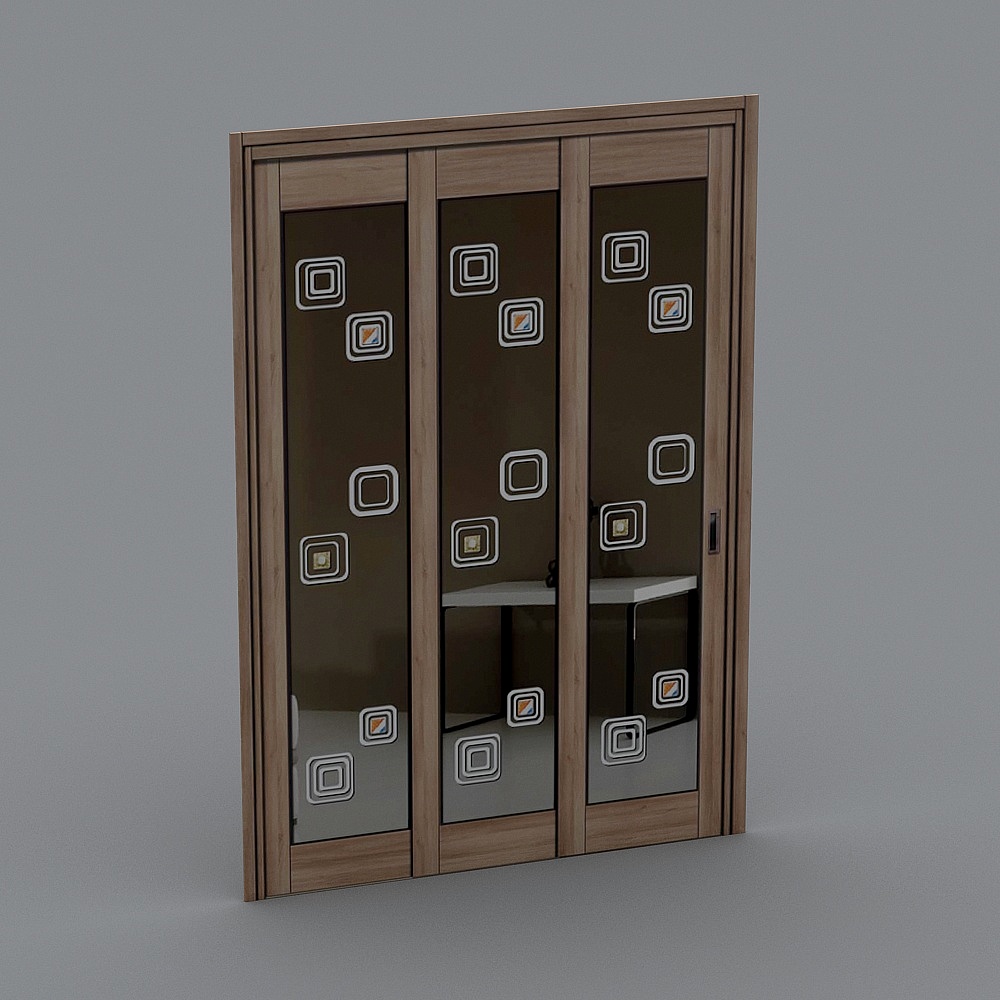 Stylish 3D Model Door for Modern Interiors