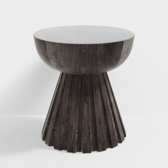 Folded Wood Table 3D model