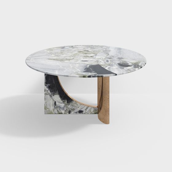 Marble Art Table 3D model