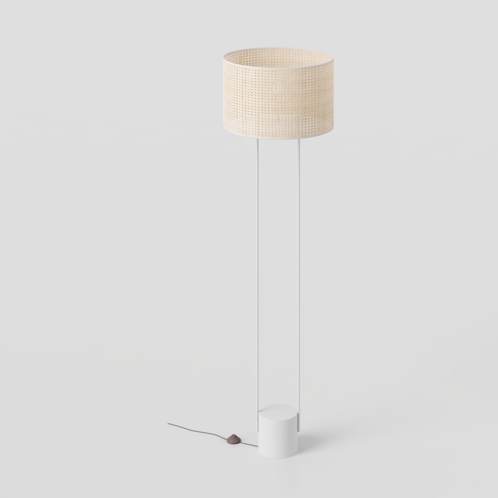 侘寂スタイルのフロアランプ