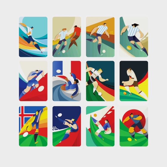 Vibrant Low-Polygon Football 3D Model