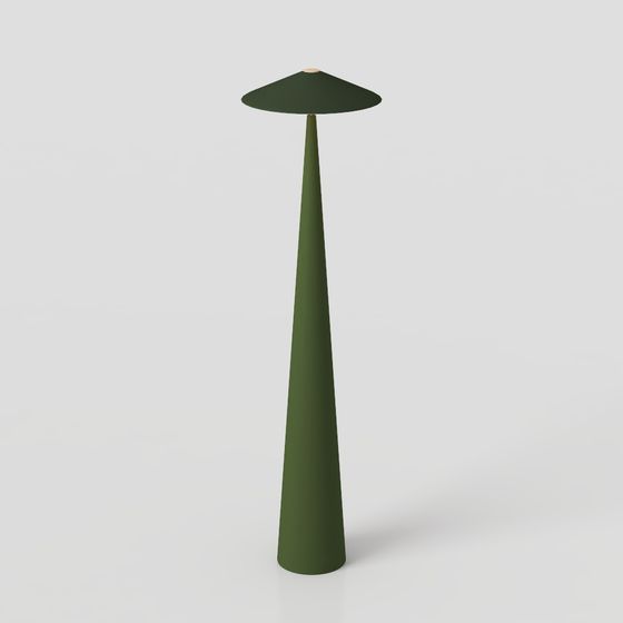 Cone-Shaped Pendant Light 3D model