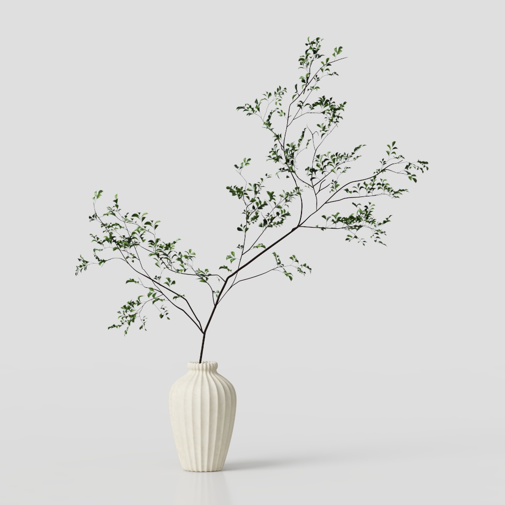 와비사비풍 꽃병 장식품