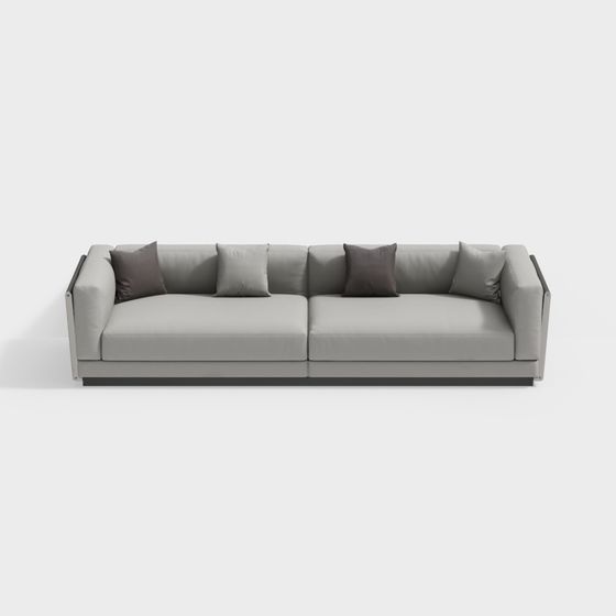Elegant Minimalist 3D Sofa Model