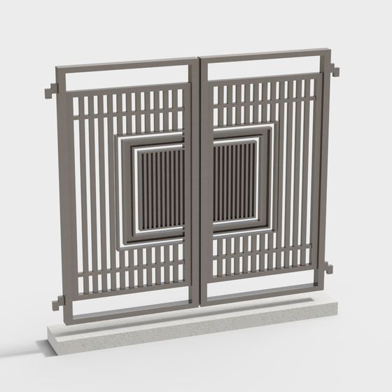 Urban Gateway 3D model - A Tranquil Entryway