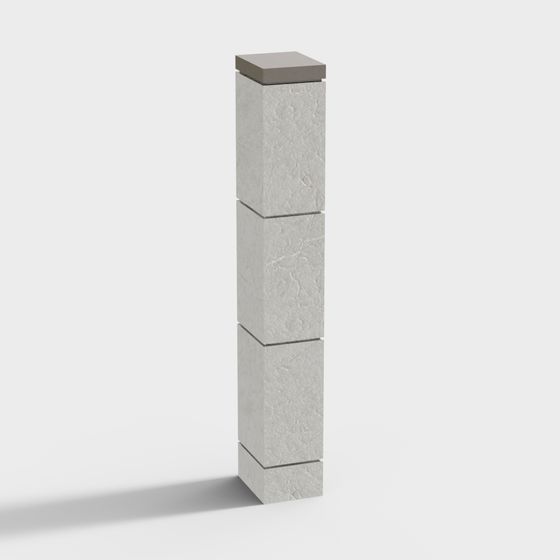 Urban Pillar 3D model