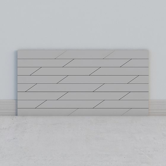 Geometric Low-Poly 3D Model for Modern Interiors