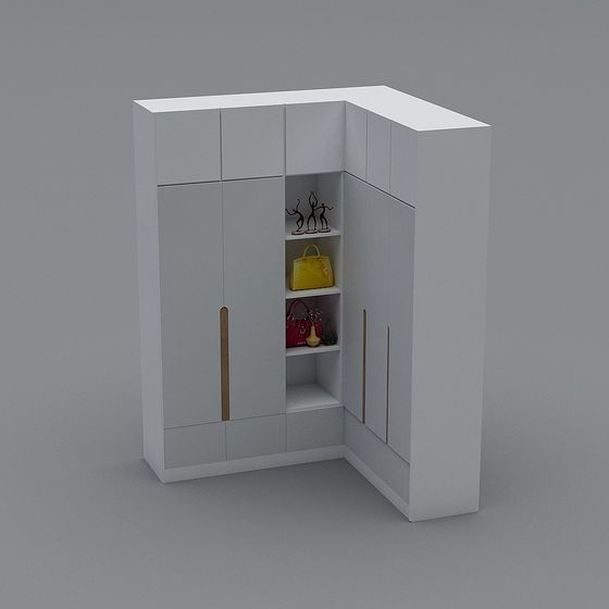 Urban Closet 3D model for Modern Spaces