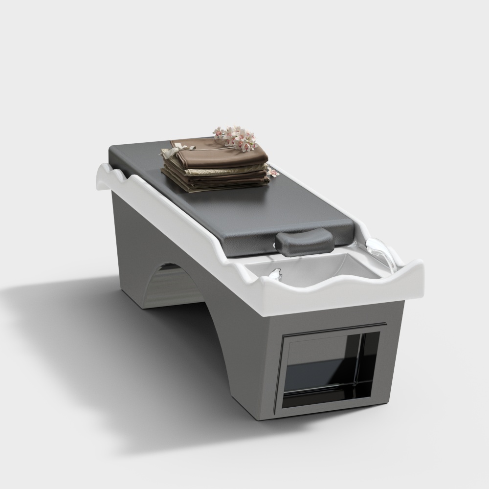 Lit de shampoing de salon de coiffure