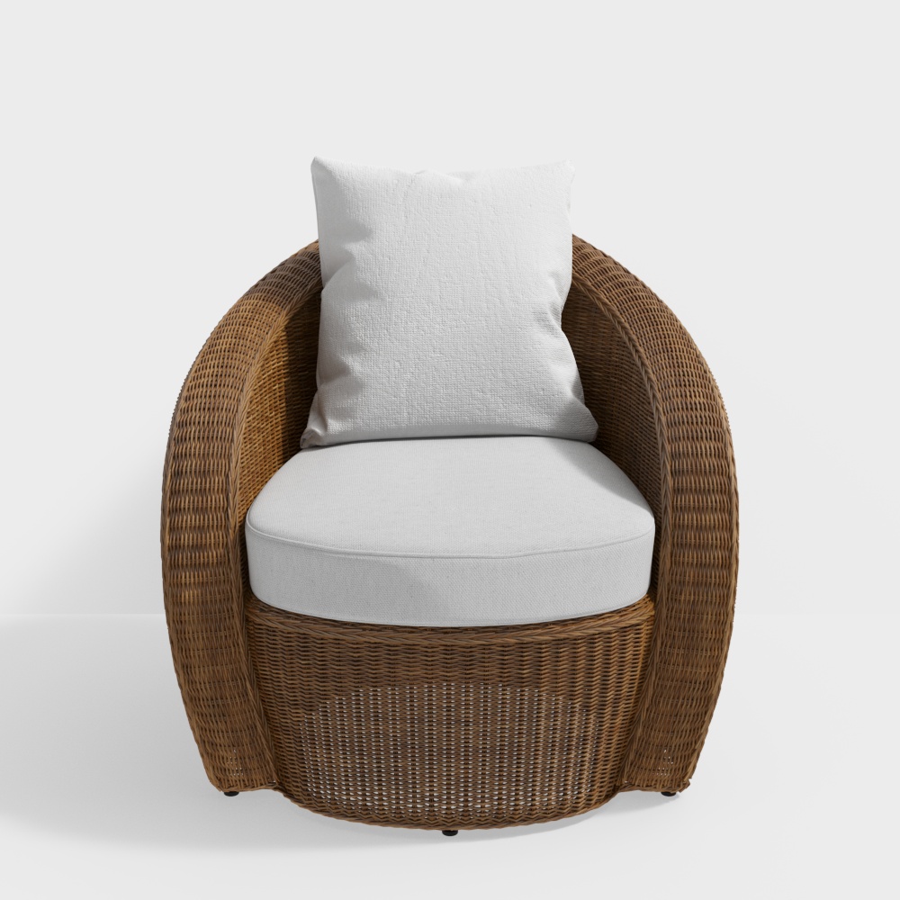 Sofá rústico para exteriores