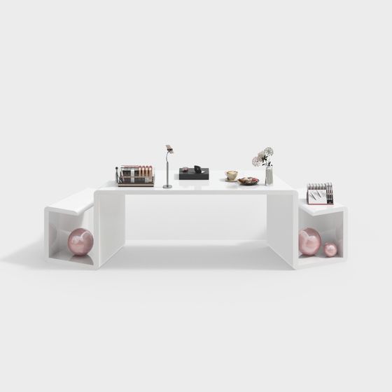 Stylish Urban Workspace 3D model