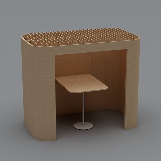 Urban Corner Workspace 3D model for Creative Designs